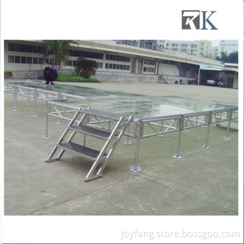 Aluminum Adjustable Event Acrylic Platform Stage